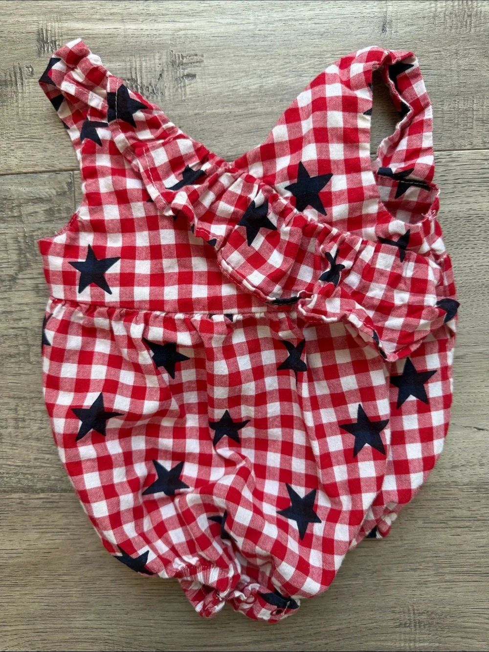 Cat & Jack Gingham Romper